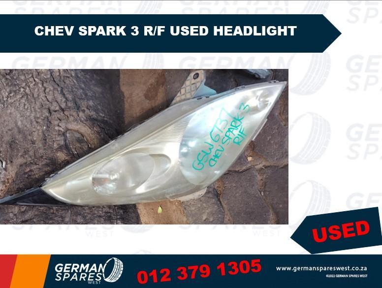 Chev Spark 3 R/F Used Headlight in South Africa - Image 1