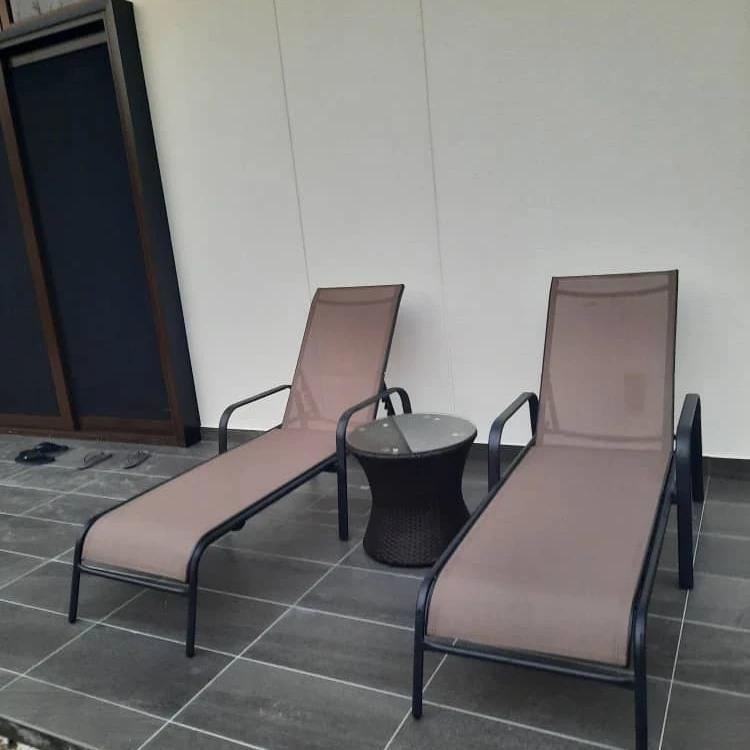 Hainan Poolside Square Dining Table Set the outdoor in Malaysia - Image 10