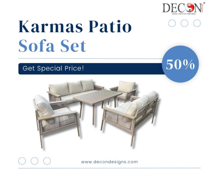 Karmas Backyard Round Dining Table Set in Malaysia - Image 3
