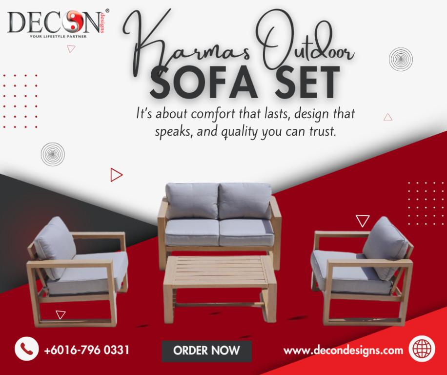 Karmas Backyard Round Dining Table Set in Malaysia - Image 5