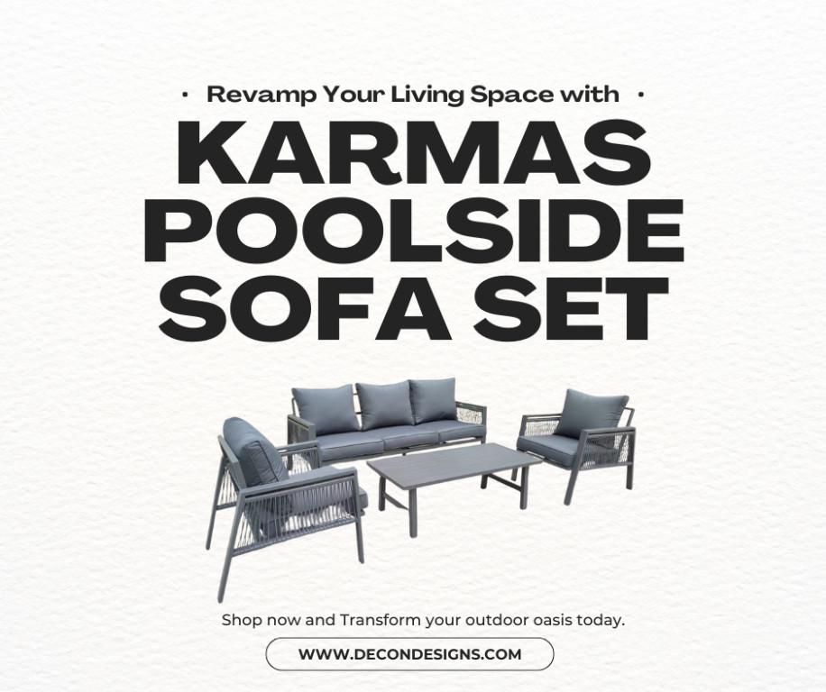 Karmas Backyard Round Dining Table Set in Malaysia - Image 7
