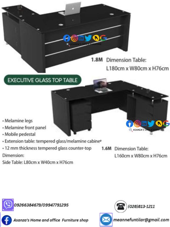 EXECUTIVE L-TYPE OFFICE TABLE in Bignay - Image 6