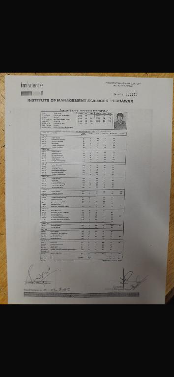 Lost degree transcript in Pakistan - Image 1