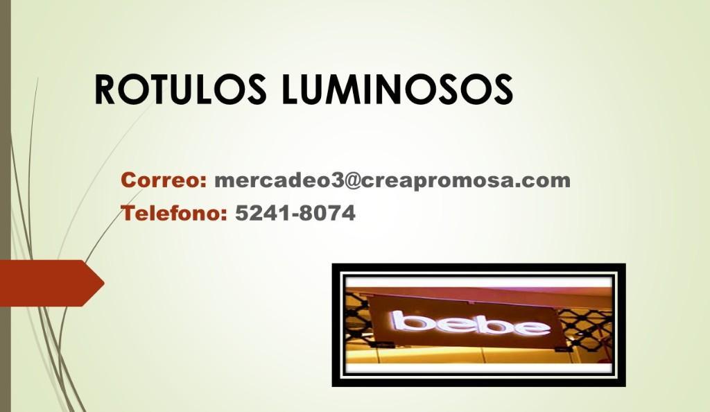 Rotulos luminosos en Chinautla - Imagen 1