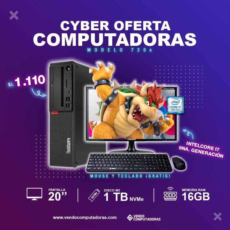 Computadora Intel Core i7 9na. Generacion en Perú - Imagen 2