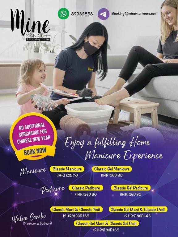 Enjoy a fulfilling Home Manicure Experience in Tampines - Image 1