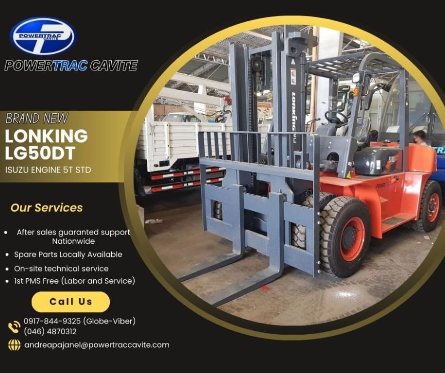 BRANDNEW LONKING LG50DT FORKLIFT 5 TONS in Malabon - Image 2