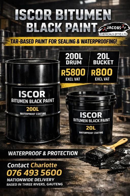 Bitumen black paint in Vereeniging - Image 1