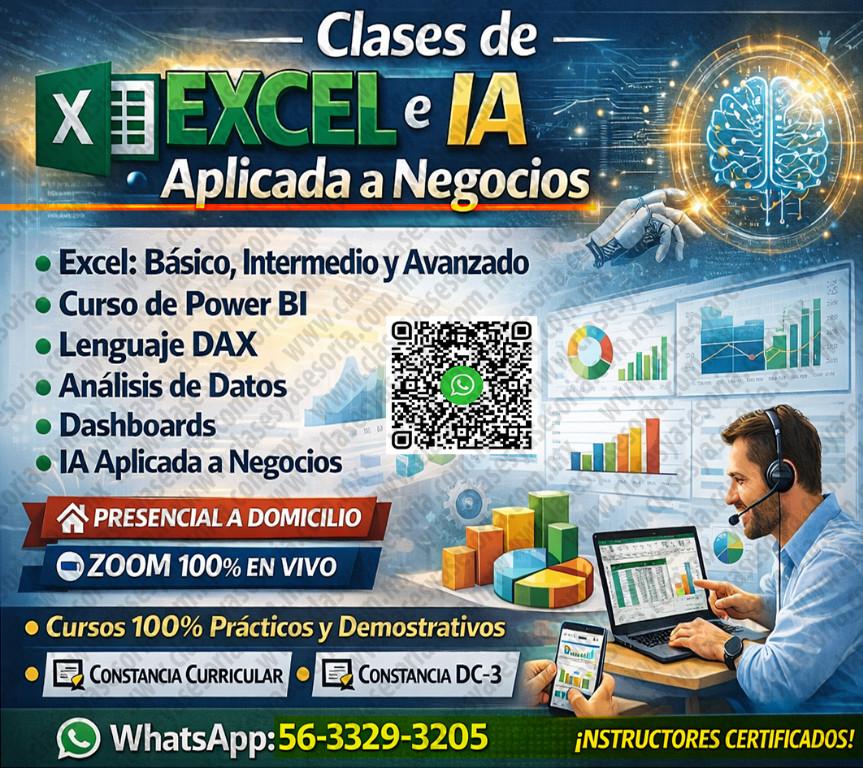 CLASES de EXCEL a DOMICILIO en Santa Catarina - Imagen 9