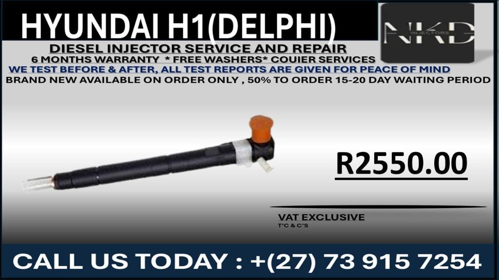 Hyundai H1 Delphi Diesel Injectors in South Africa - Image 1