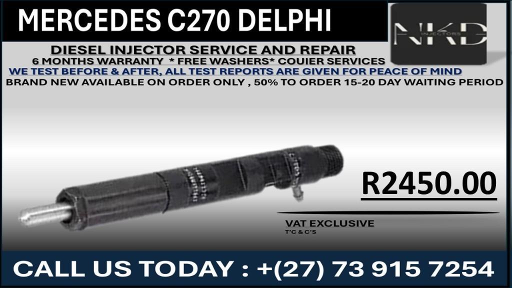 Mercedes C270 Delphi Diesel Injectors in South Africa - Image 1