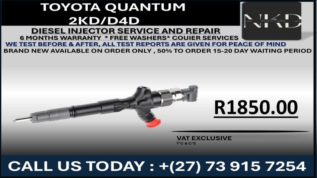 Toyota Quantum 2KD Diesel Injectors in South Africa - Image 1