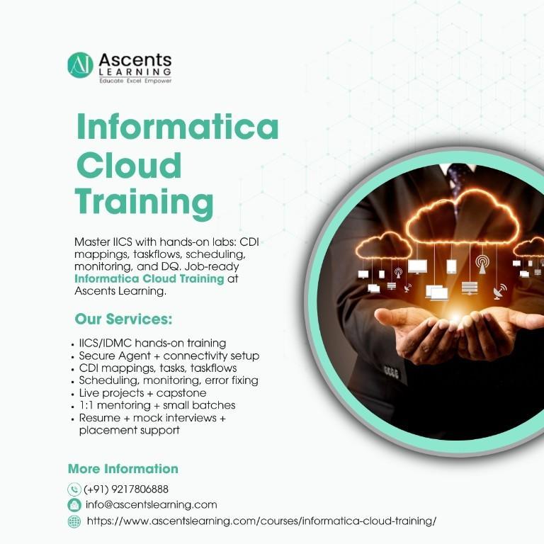 Informatica Cloud (IICS) Training – Hands-On Course | in India - Image 1