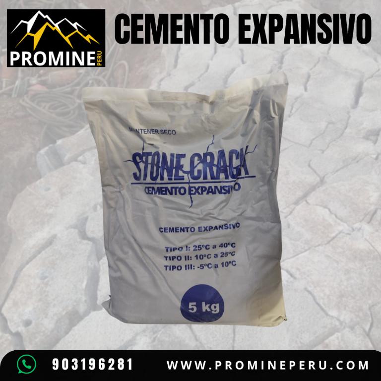 CEMENTO EXPANSIVO/EFICIENTE PARA FRACTURAR ROCA Y CONCRETO en Perú - Imagen 1