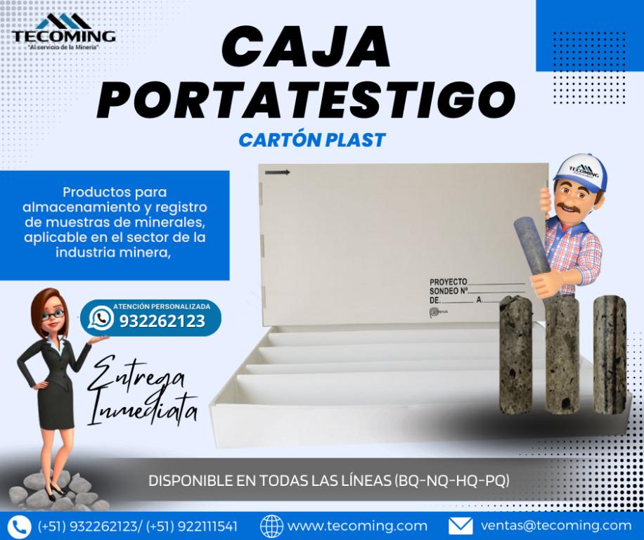 CAJA CARTON PLAST RESISTENTE PARA MUESTRAS MINERAS en Perú - Imagen 1