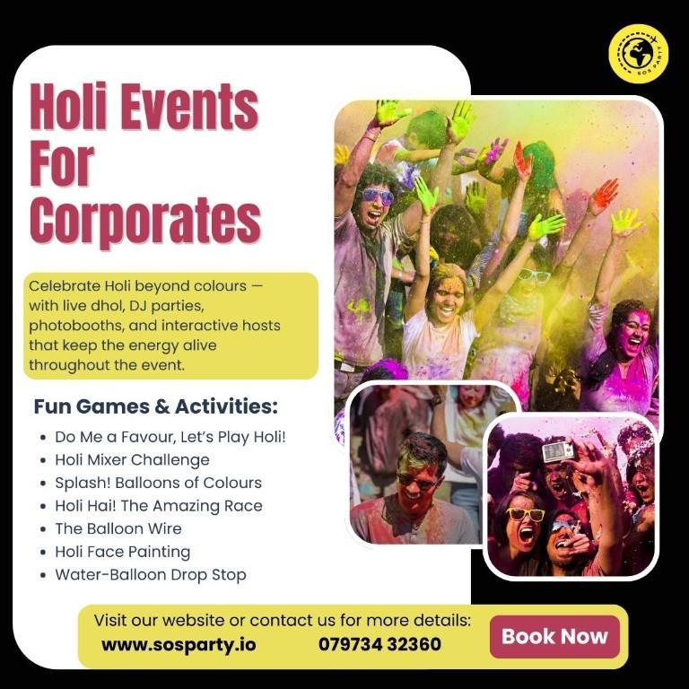 Holi Games For Office Party in Shanti Nagar - Image 1