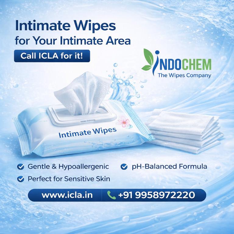 ICLA Intimate Wipes – Dermatologically Tested & Safe in India - Image 1