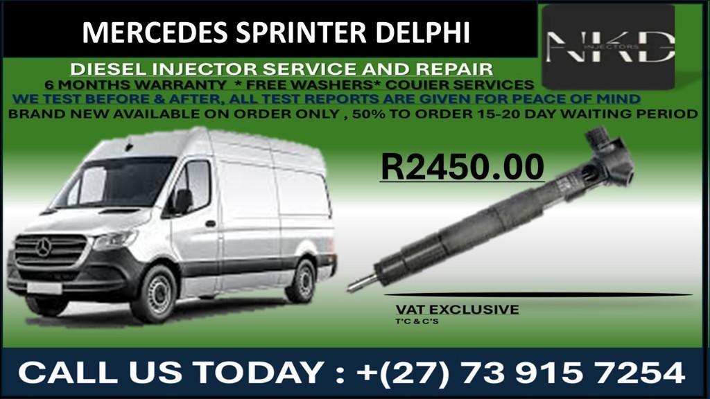 Mercedes Sprinter Delphi Diesel Injectors in South Africa - Image 1