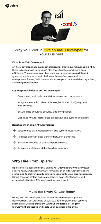Hire XML Developers – Expert Solutions for Structured Data in India - Image 1