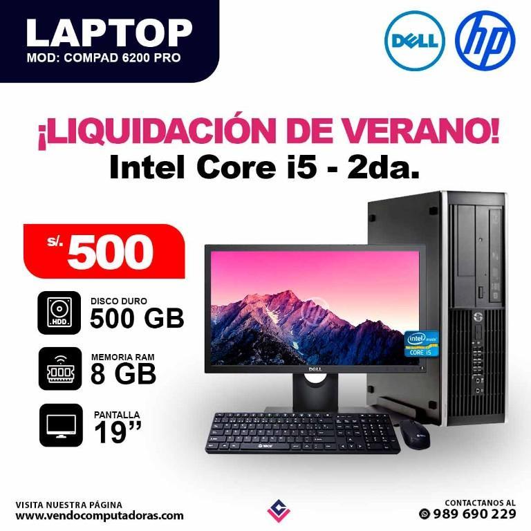 Computadora DELL & HP Intel Core i5 - 2da. Generacion en Lima - Imagen 2