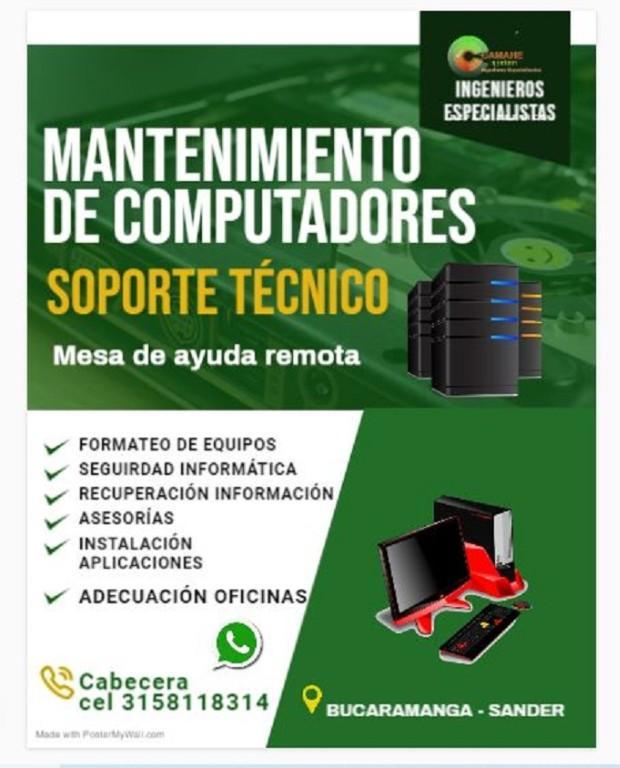 MANTENIMIENTO DE COMPUTADORES Y SERVIDORES en Colombia - Imagen 3