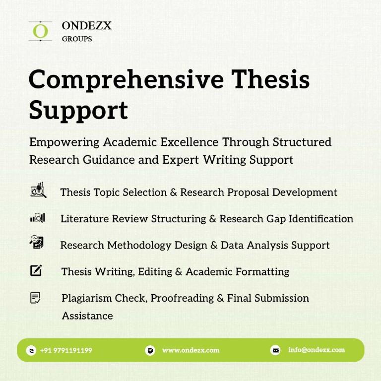Thesis Support Services- Complete Academic Excellence Support. in India - Image 1