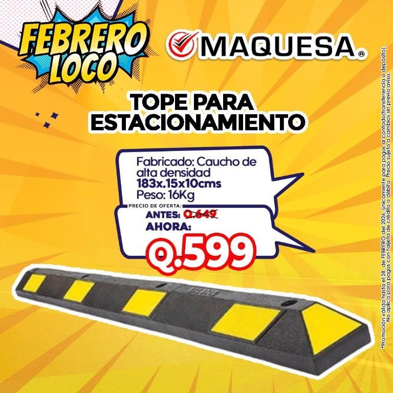 TOPE PARA ESTACIONAMIENTO LAS MEJORES PROMOS en Guatemala - Imagen 1