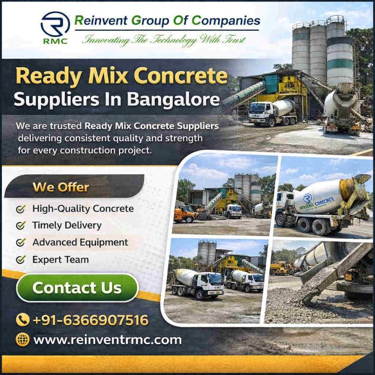 Ready Mix Concrete Suppliers In Bangalore | Reinvent RMC in AreKere - Image 1
