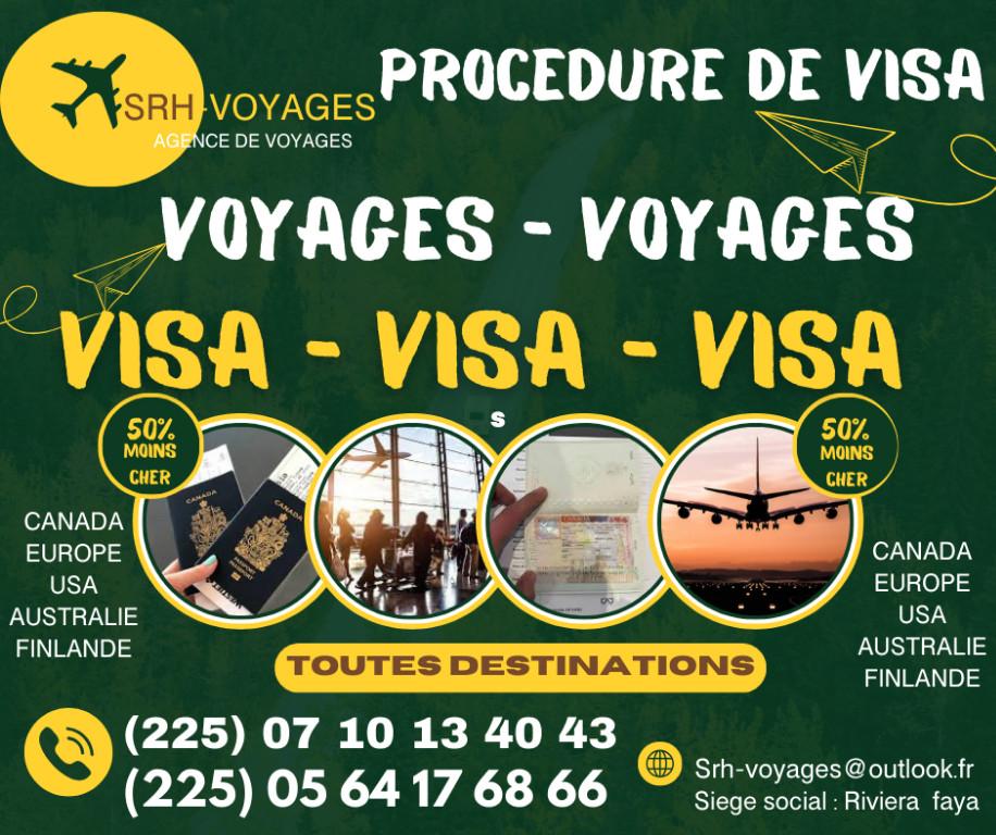 VISA -VOYAGES -VISA à Abidjan - Photo 1