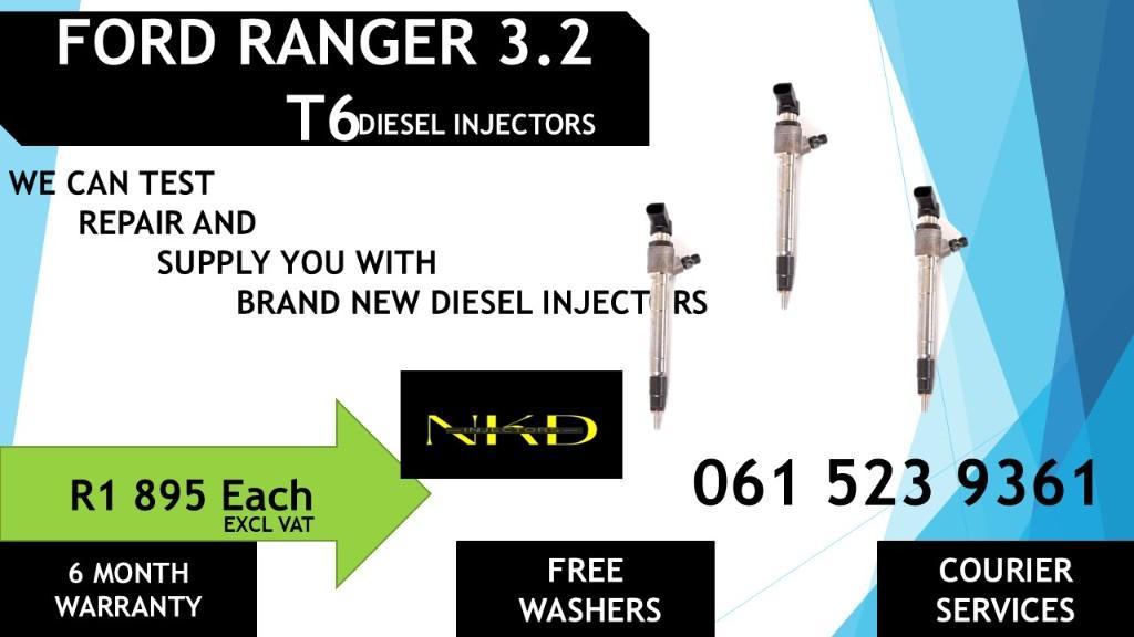 DIESEL INJECTORS FOR SALE FOR FORD RANGER 3.2 in Nelspruit - Image 1
