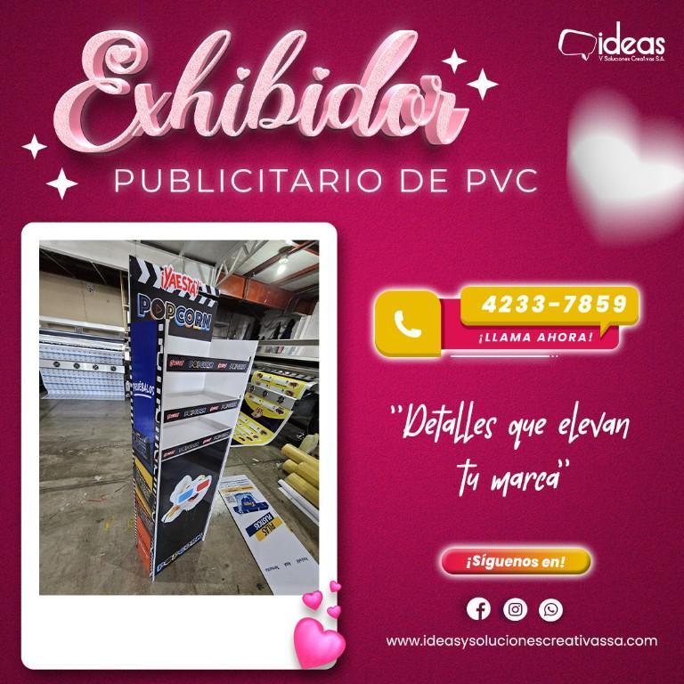 EXHIBIDOR PUBLICITARIO DE PVC en Cobán - Imagen 1