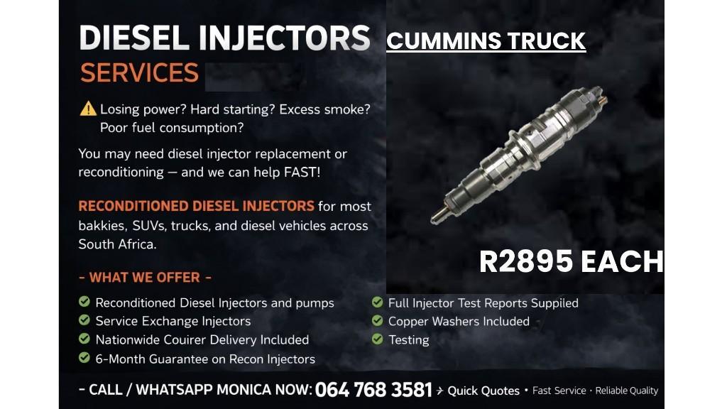 CUMMINS TRUCK Diesel Injectors – Quick Service Reliable Quality in South Africa - Image 1