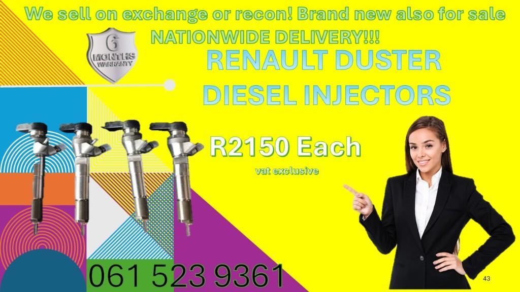 DIESEL INJECTORS FOR RENAULT DUSTER FOR SALE - TEST REPORTS in Standerton - Image 1