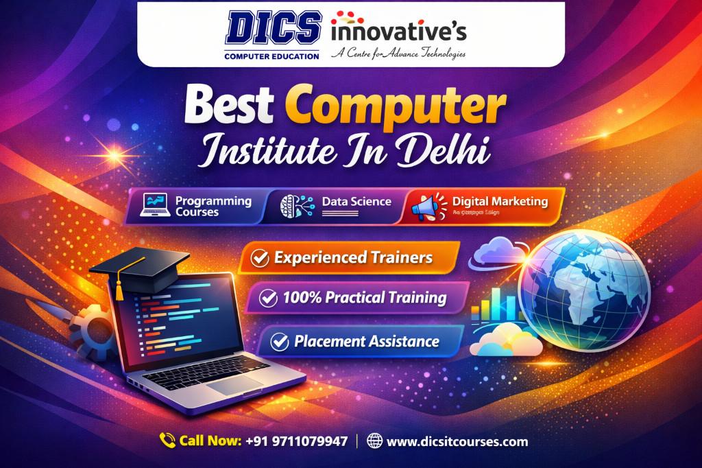 Best Computer Institute In Delhi – DICS Rohini in Pālam - Image 1