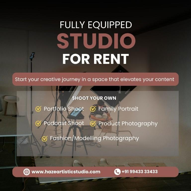 Creative Studio Space for Rent in Coimbatore - Image 1
