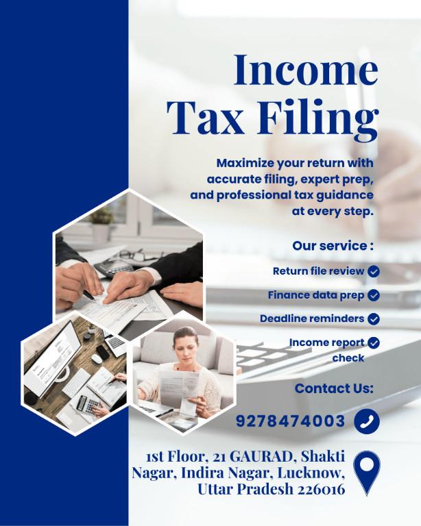Fast & Accurate Income Tax Filing Services in Lucknow in Lucknow - Image 1