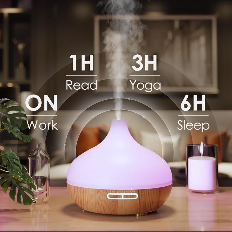 Smart Aromatherapy Diffuser 550ML Electric Air Humidifier 6 Time in Ghana - Image 2