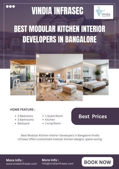 Best Modular Kitchen Interior Developers In Bangalore in India - Image 1