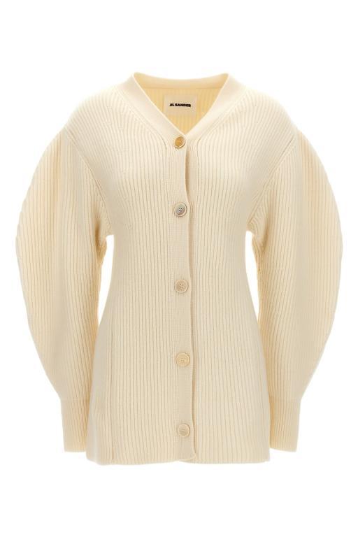 JIL SANDER Ribbed Cardigan in Kitchener - Image 1