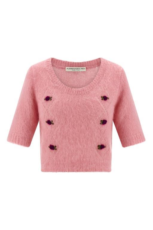 ALESSANDRA RICH 'Carded Mohair' Sweater in Kitchener - Image 1