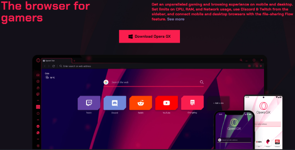 Get the Latest Gaming Browser Opera GX! à Chatou - Photo 2