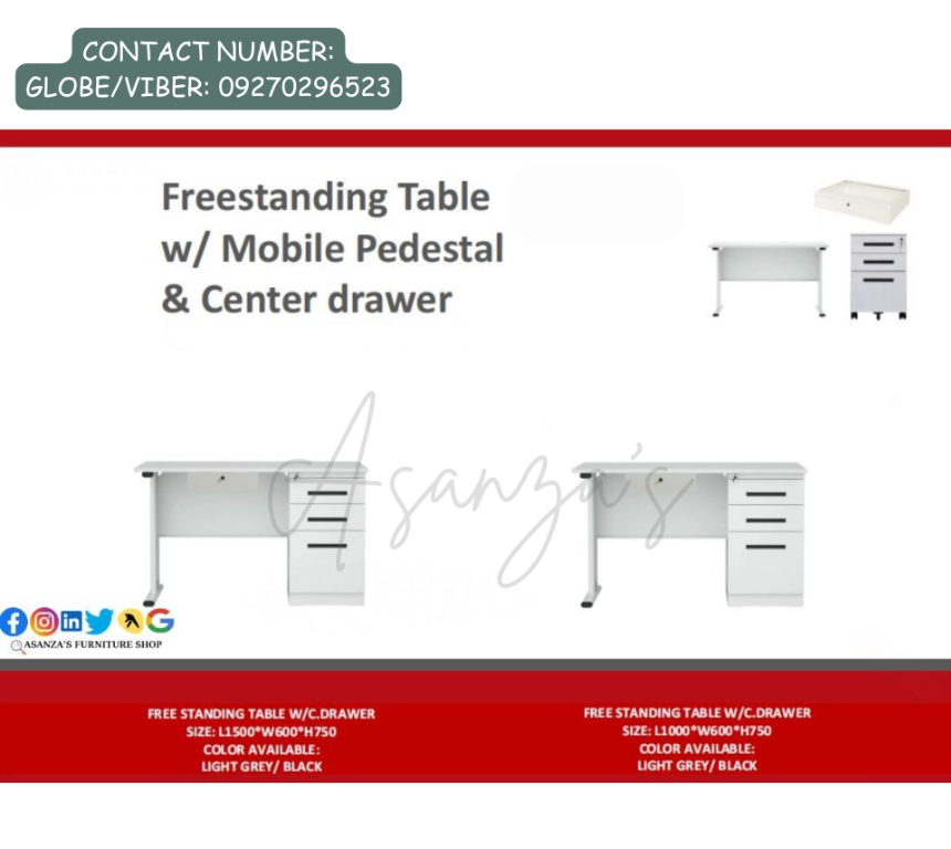 OFFICE FREESTANDING TABLE | HOME & OFFICE FURNITURE SHOP in Philippines - Image 1