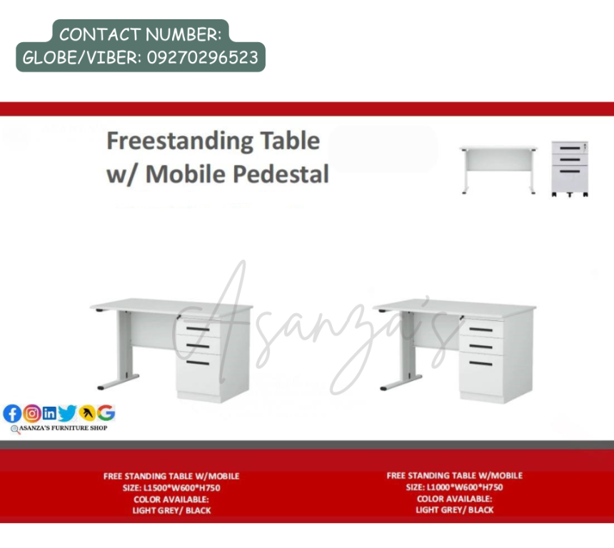 OFFICE FREESTANDING TABLE | HOME & OFFICE FURNITURE SHOP in Philippines - Image 5
