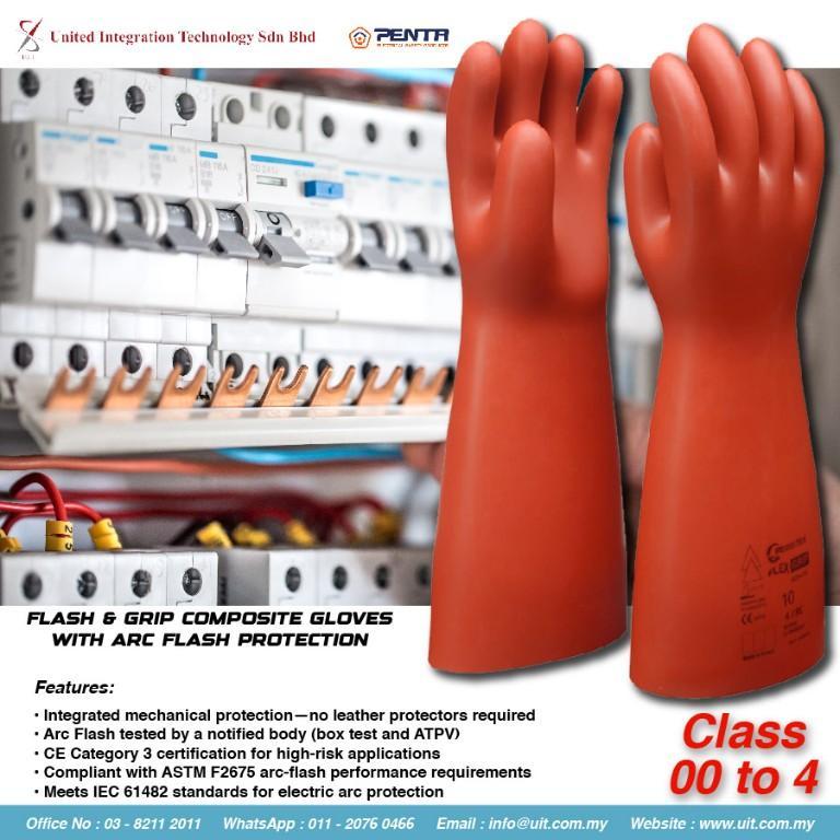 FLASH & GRIP COMPOSITE GLOVES WITH ARC FLASH PROTECTION in Malaysia - Image 1