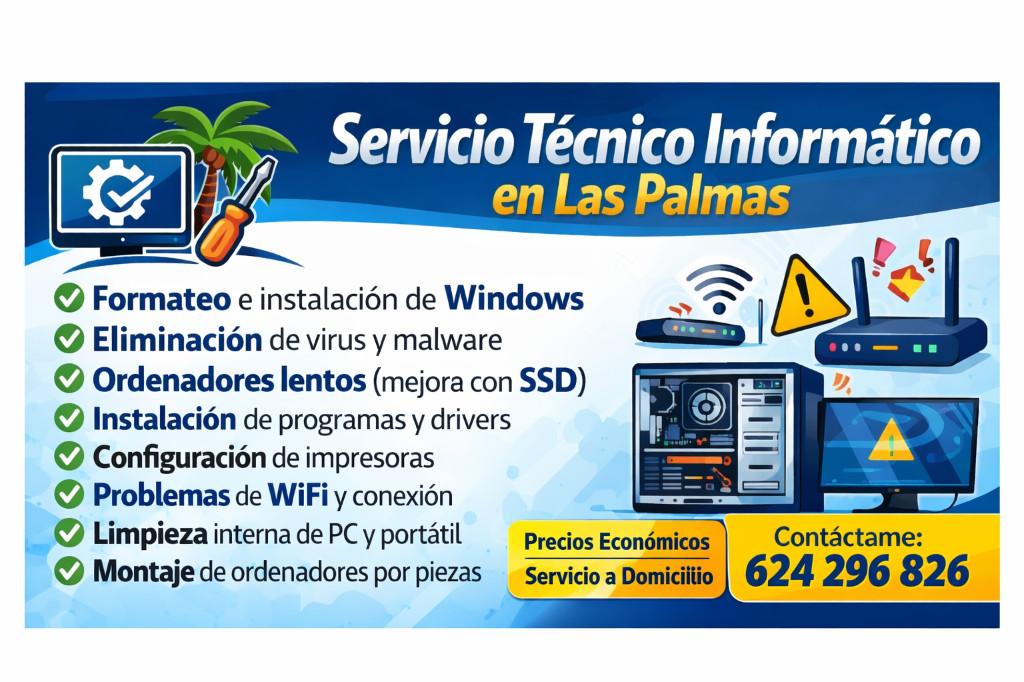 Técnico Microinformático en Las Palmas de Gran Canaria - Imagen 1