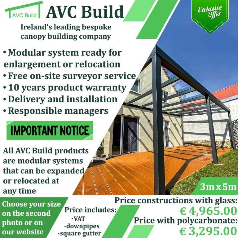 AVCBuild - canopy construction in Ireland in Tallaght - Image 1