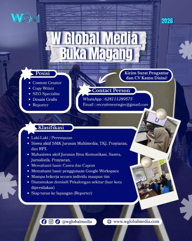 Internship Content Writer Digital in Indonesia - Image 1