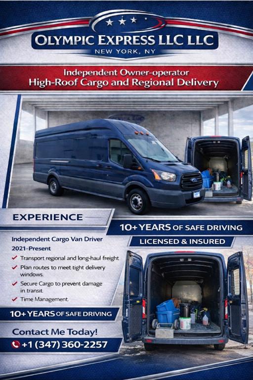 Owner-Operator Cargo Van Local &Long Distance Delivery in New York - Image 3