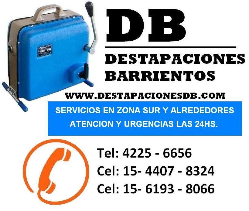 LANUS DESTAPACIONES BARRIENTOS CON MAQUINA en Ciudad Celina - Imagen 1