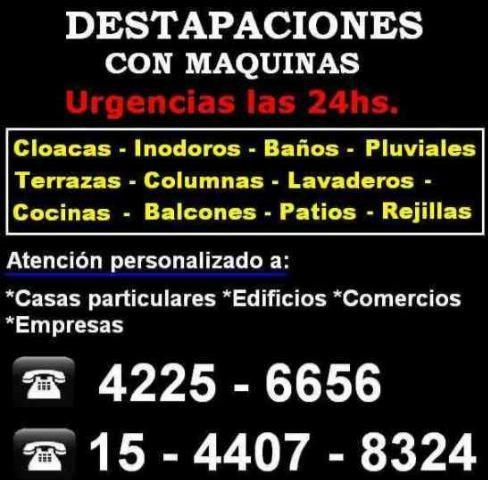 LANUS DESTAPACIONES BARRIENTOS CON MAQUINA en Ciudad Celina - Imagen 2